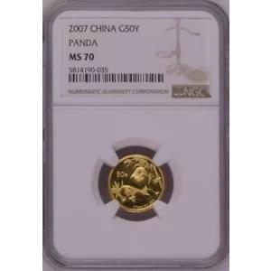 2007年 中国パンダ銀貨、1オンス、純銀、10元 NGC鑑定済み 保証書・カプセル付き] 2004年 (新品) 中国「パンダ」純銀 1オンス