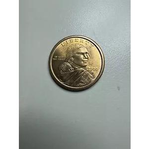 2000-P 超レア サカガウィア 1 ドル US リバティ ゴールド カラー