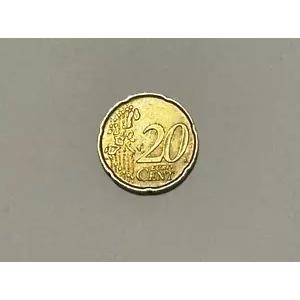 2002年 イタリア 20セント 硬貨 2002年 ユーロ 20セント イタリア 芸術家 空間における連続性の唯一の