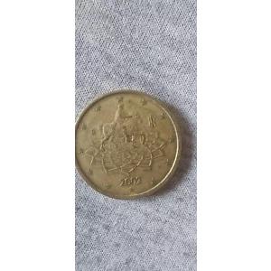 2002 イタリア 50 セント ユーロ硬貨 : WORLDRE SOURCE - 通販 - Yahoo