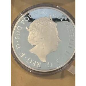 女王の獣 ウェールズのレッドドラゴン 1キロ プルーフ銀貨 : WORLDRE