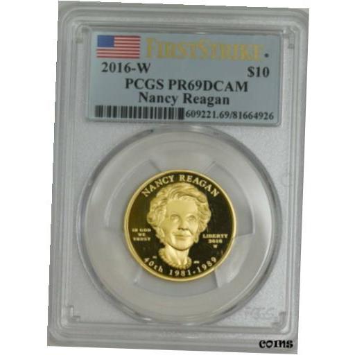 品質保証書付】 アンティークコイン NGC PCGS 2016-W $10 Nancy Reagan