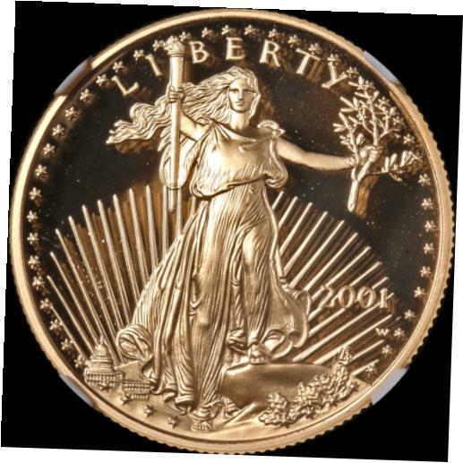 福袋 【品質保証書付】 C Ultra PF70 NGC $25 Eagle American Gold 2001-W PCGS NGC アンティークコイン 記念メダル