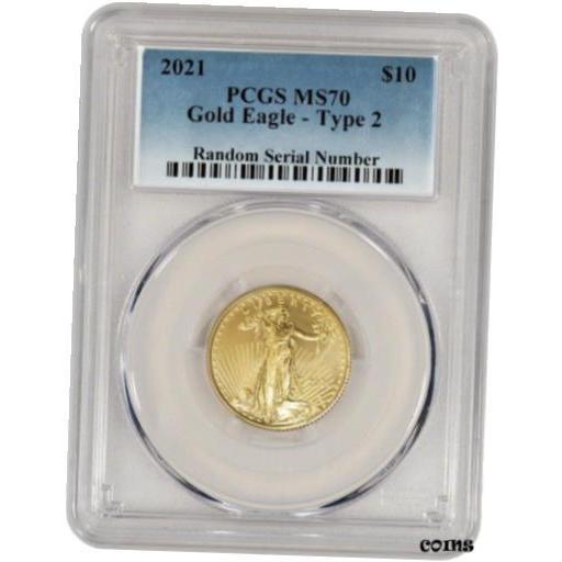非売品 【品質保証書付】 PCGS 2 Type Eagle Gold American oz 1/4 $10 2021 PCGS NGC アンティークコイン 記念メダル