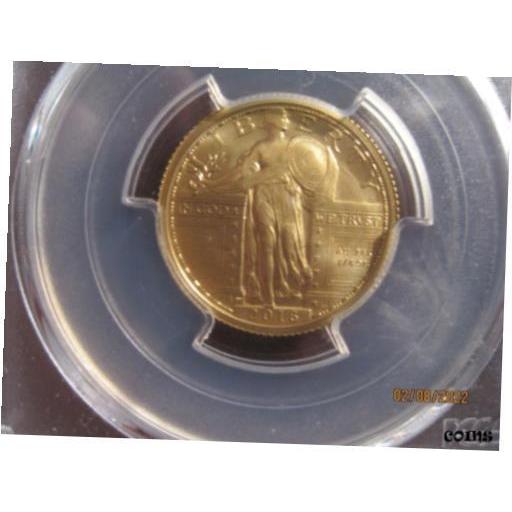 【送料無料/即納】  GOLD 2016-W PCGS NGC アンティークコイン 【品質保証書付】 Standing .9 oz. 1/4 Quarter Liberty 記念メダル