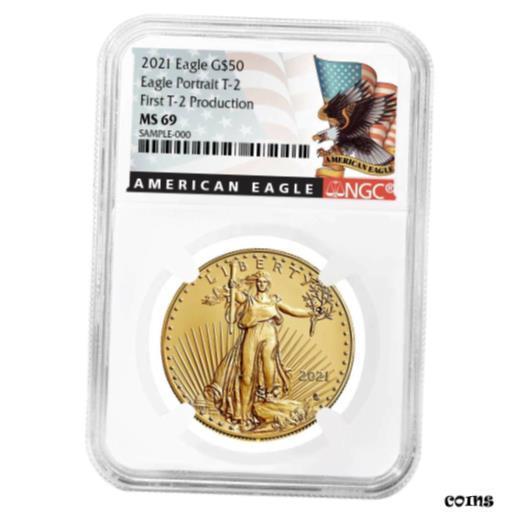 格安中古 アンティークコイン NGC PCGS 2021 $50 Type 2 American Gold
