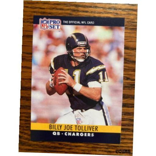 カードの殿堂 NFL トレーディングカード Panini T0pps【品質保証書付】 トレーディングカード 1990 NFL Pr0 Set #282 Billy J0e T0lliver F00tball Card