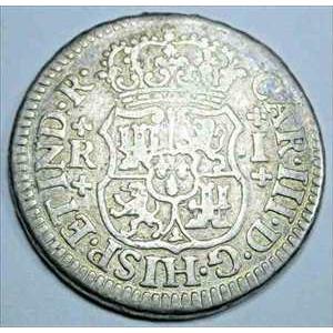 超歓迎 金貨 銀貨 硬貨 シルバー ゴールド アンティークコイン 1767メキシコシルバー1レアルアンティークf Vf1700年代スペイン植民地時代の海賊コイ 超人気 Blog Lonolife Com