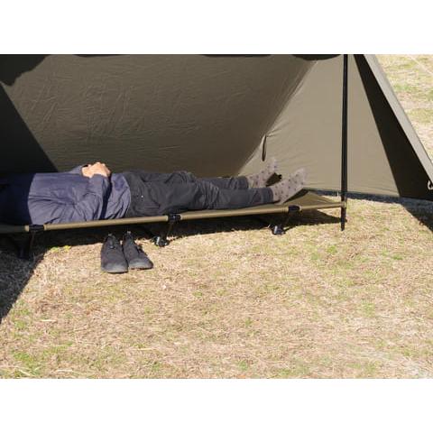 VENTLAX ヴェントラクス 2WAY TACTICAL COT  タクティカル コット マルチカムブラック 仮設 ベッド 防災 アウトドア キャンプベッド 折りたたみ｜liberty-base｜12