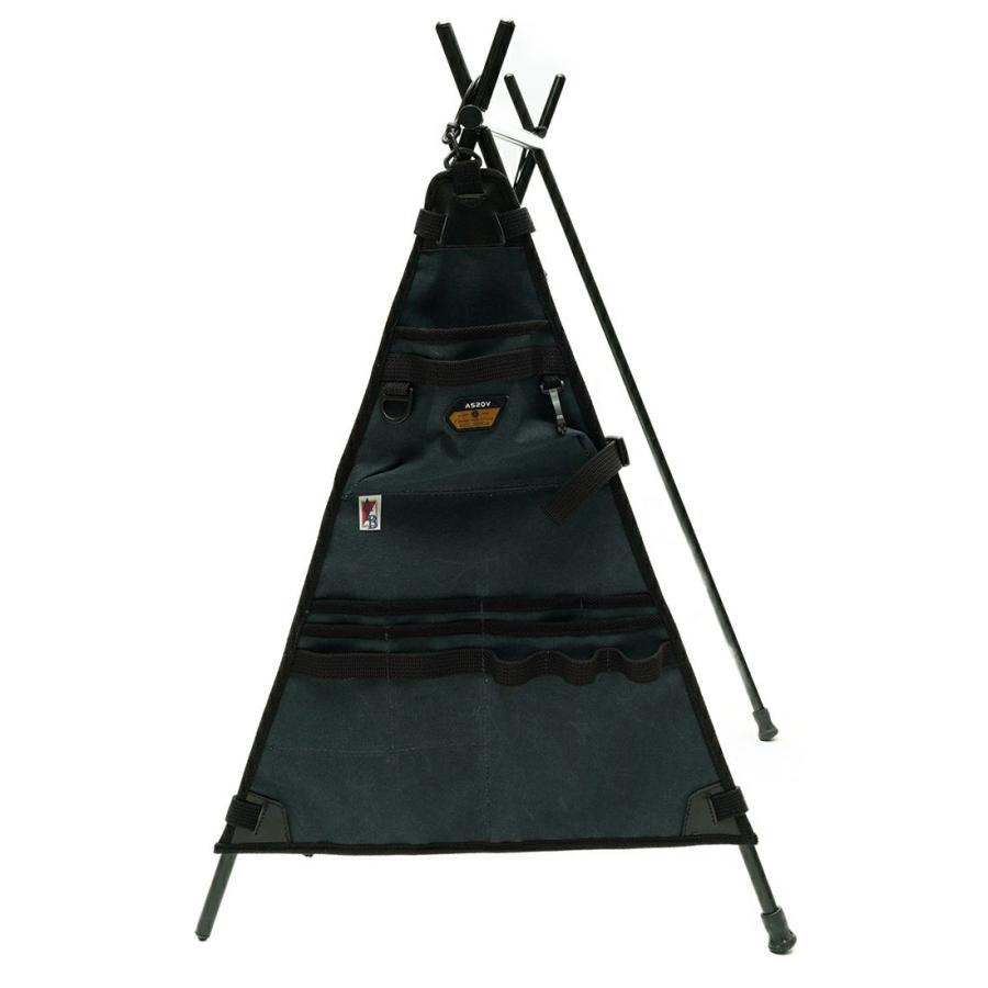 AS2OV アッソブ FIRE PROOF HANGER RACK POCKET チャコール