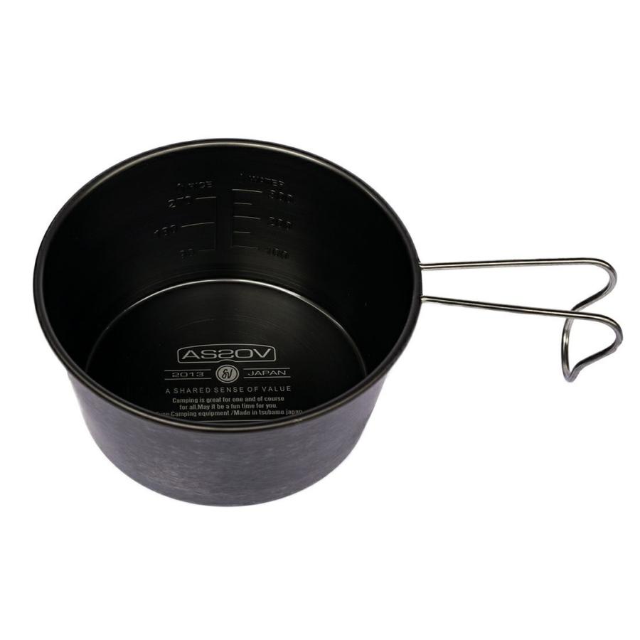 AS2OV（アッソブ） SIERRA CUP BLACK 480ml オリジナルシェラカップ 深