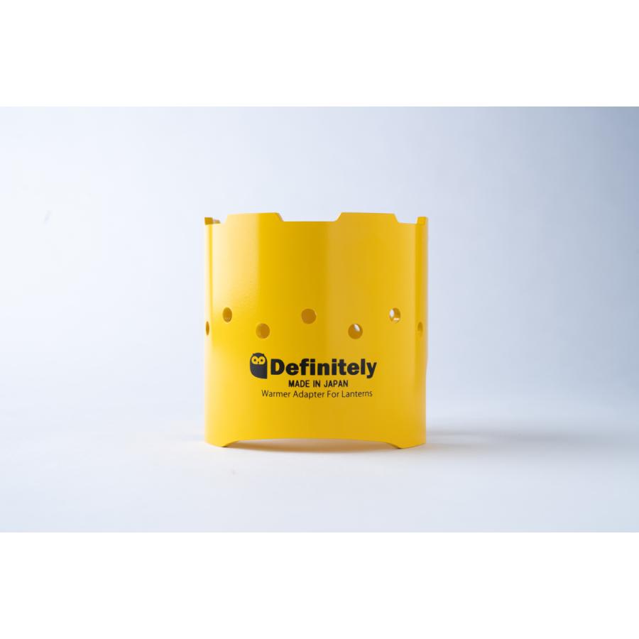 Definitely オイルランタン用キャンプギア WAMP（ワンプ）イエロー Definitely Definitely WAMP ワンプ オイルランタン用ウォーマー