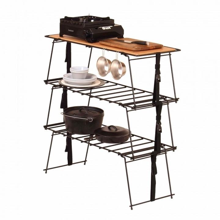 Hang Out（ハングアウト） Crank Stacking Rack (Wood) クランク