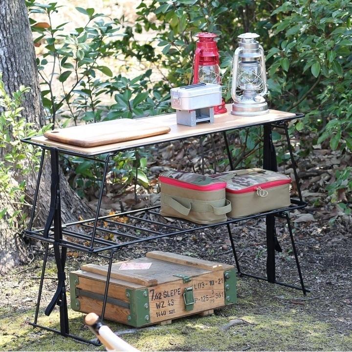 Hang Out（ハングアウト） Crank Stacking Rack (Wood) クランク