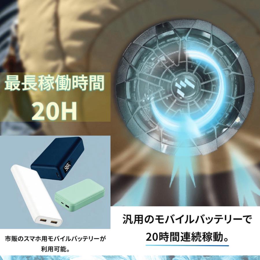 冷風ベスト リュック型 クーリングウェア COOLING VEST ファンベスト 熱中症対策 現場仕事 外仕事 熱さ対策 |  | 06