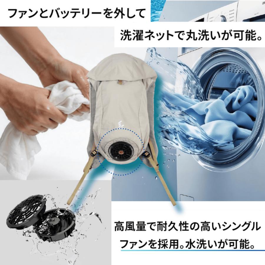 冷風ベスト リュック型クーリングウェア COOLING VEST ファンベスト