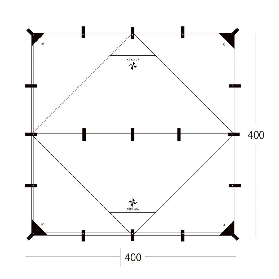 VENTLAX 正規代理店 VENTLAX DIMENSION44 TARP v2 ディメンション