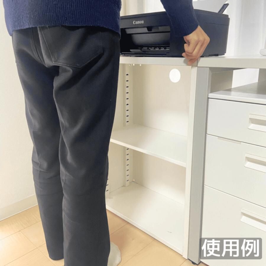 2段棚 スチール棚 連結可能 スチール製 ラック 小型 キャビネット 本棚