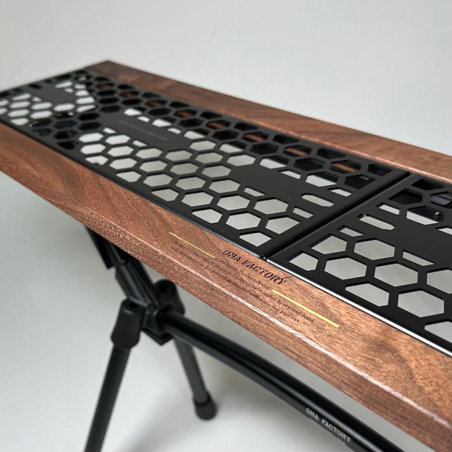 OMA Factory OMA.TOP Walnut ガラスフルサイズセット サイドテーブル