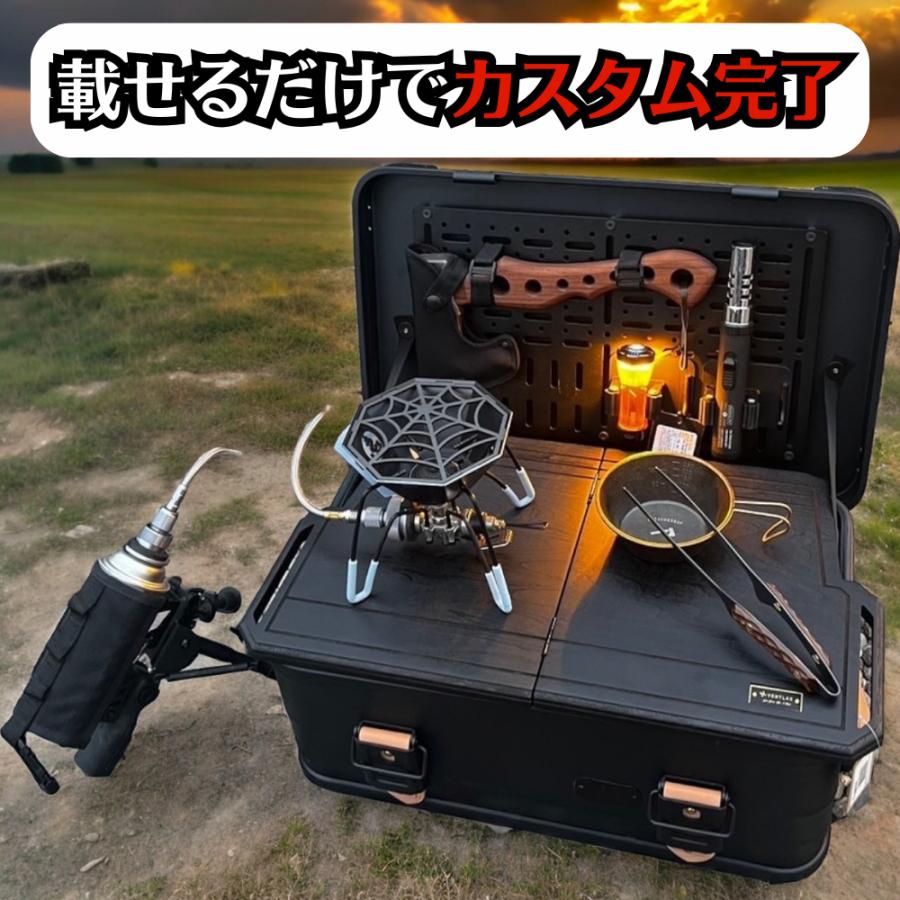 VENTLAX 25L ブラック　カスタム多数 沼にハマるキャンパー多数！最先端のコンテナカスタムVENTLAX