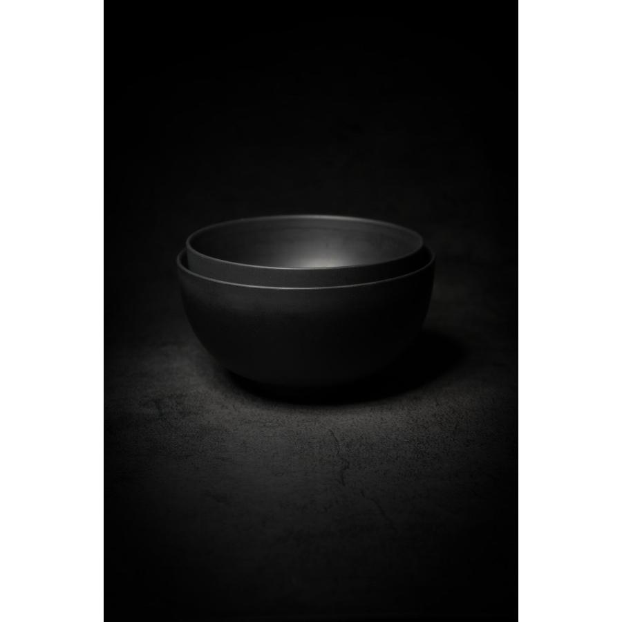 shiromani マニ椀 2セット 茶碗 お椀 エコ 食器 ギフト ペア食器 黒