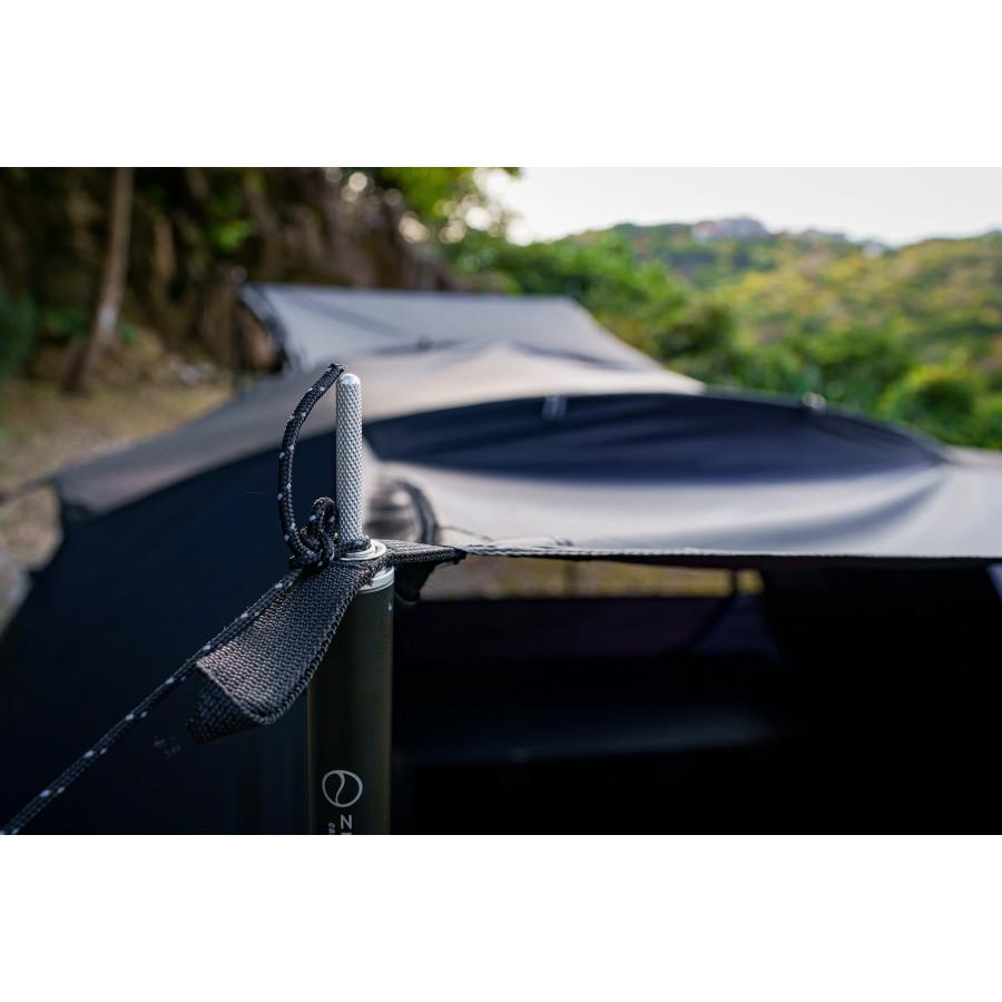 ZEN Camps タープポール テントポール 2分割 アルミ 軽量 地面に