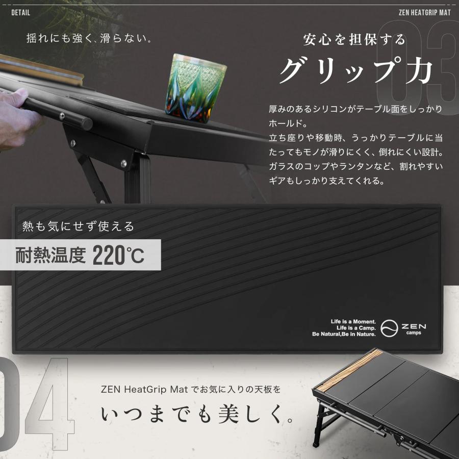 ZEN Camps HeatGrip Mat IGT規格 ハーフユニットサイズ シリコンマット