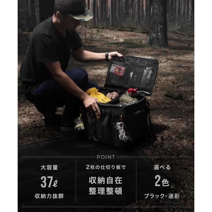 ZEN CAMPS ゼンキャンプス 折り畳み式ソフトコンテナ ブラック ZEN CAMPS ゼンキャンプス 折り畳み式ソフトコンテナ ブラック