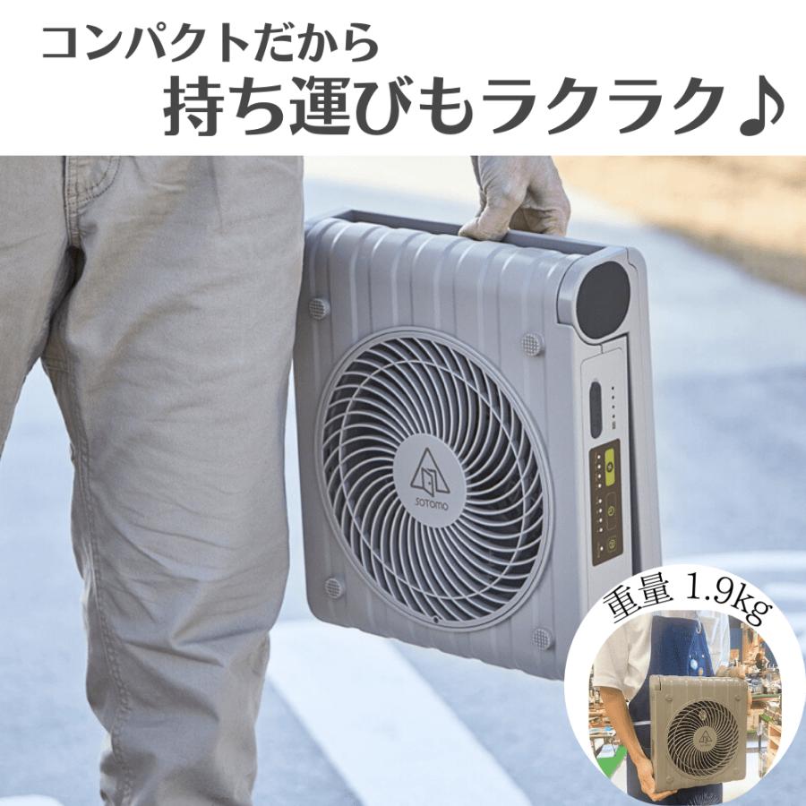 SOTOMO ソトモ ソーラーパワーファン2 Solar Power Fan2 APF-570