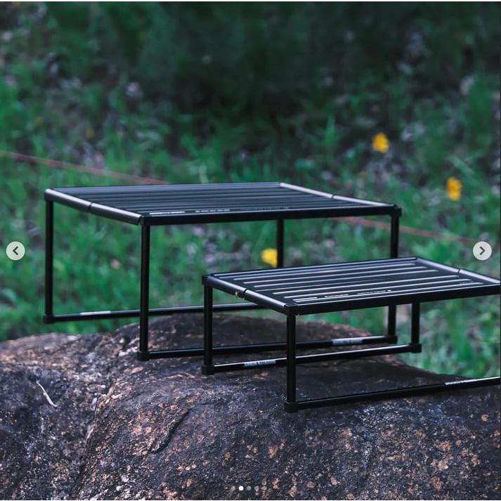 BROOKLYN WORKS BACKPACKING TABLE S ブルックリンワークス バックパッキングテーブル ブラック Sサイズの画像
