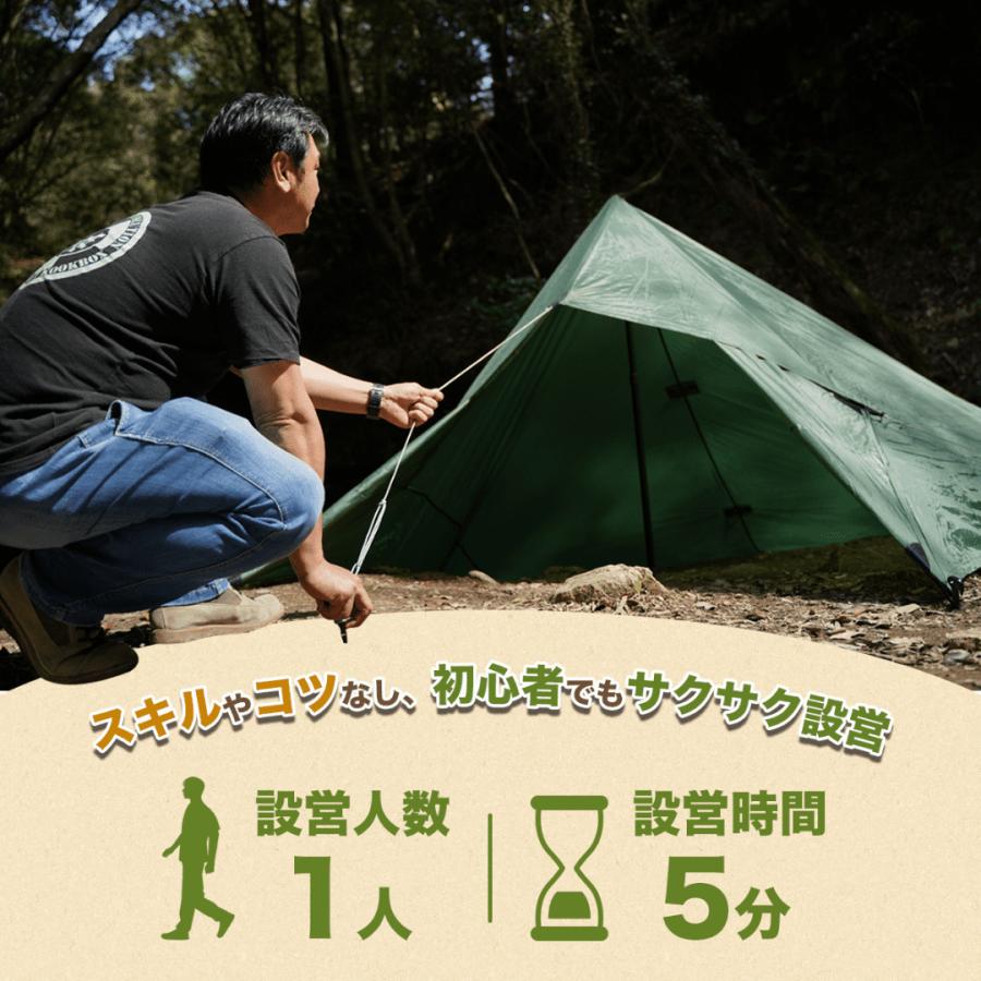 スクエアタープ 正方形 緑 カーキ FREE TARP キャンプ OUTDOOR