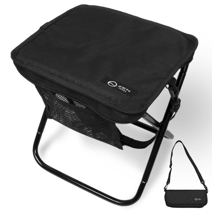 ☆キャンプ ワイド 折りたたみ コンパクト 難燃 椅子 イス 肩掛け式