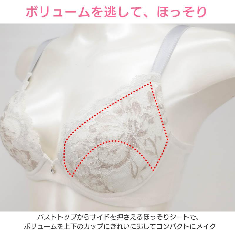 WACOAL ワコール 小さく見せるブラ メッシュ ブラジャー フル