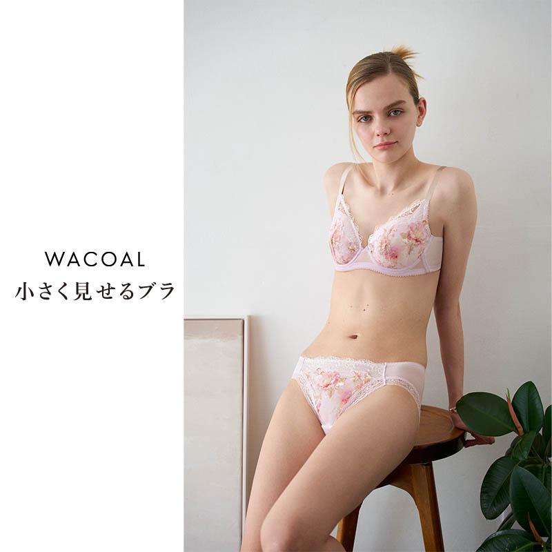 WACOAL（ワコール） 小さく見せるブラ レーシィ ブラジャー 3/4カップ