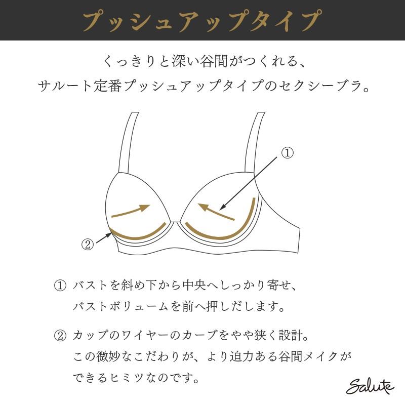 サルート（SALUTE） Salute 00グループ ワコール ブラジャー 3/4カップ