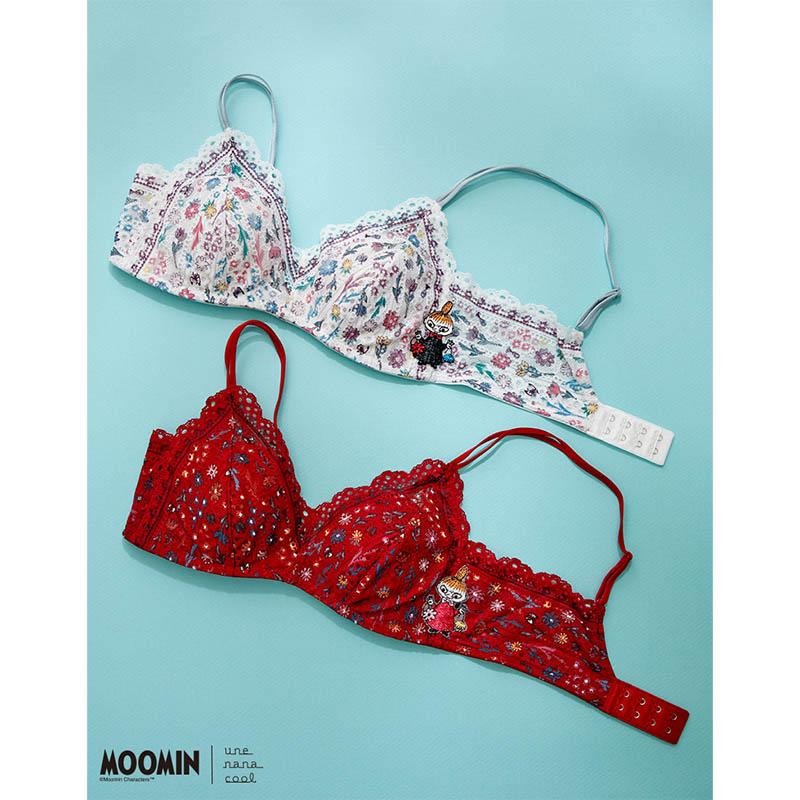 une nana cool ウンナナクール 364ブラ レース MOOMIN × ノン une nana cool ウンナナクール 364ブラ レース MOOMIN × ノン