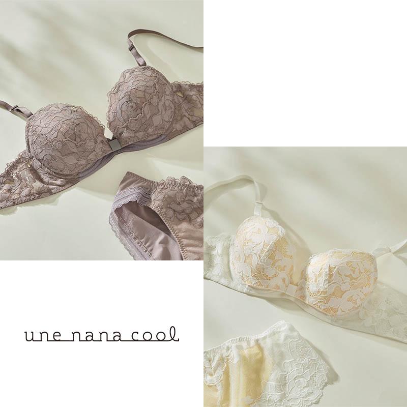 une nana cool（ウンナナクール） リボンブラレース 胸もとフィットな