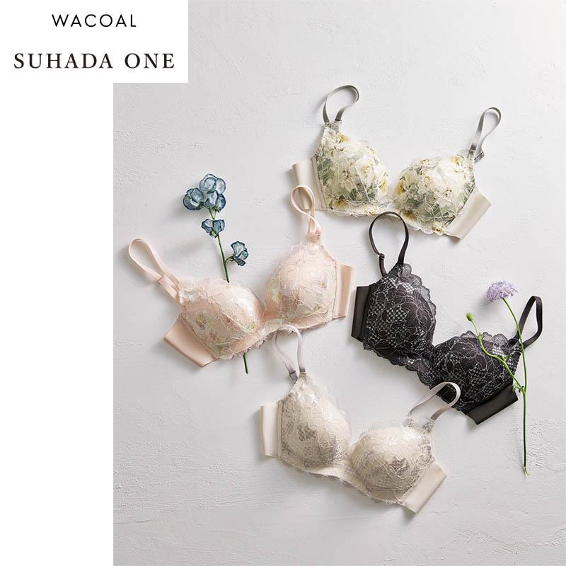 WACOAL（ワコール） スハダワン ブラジャー 3/4カップ ノンワイヤー