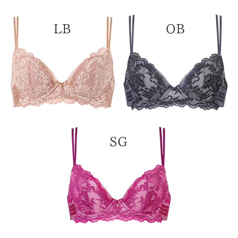 20%OFF ワコール プレミアム 13シリーズ ブラジャー 3/4カップ プッシュアップブラ(D E F)BXD413 WACOAL（ワコール） プレミアム 13シリーズ ブラジャー 3/4カップ