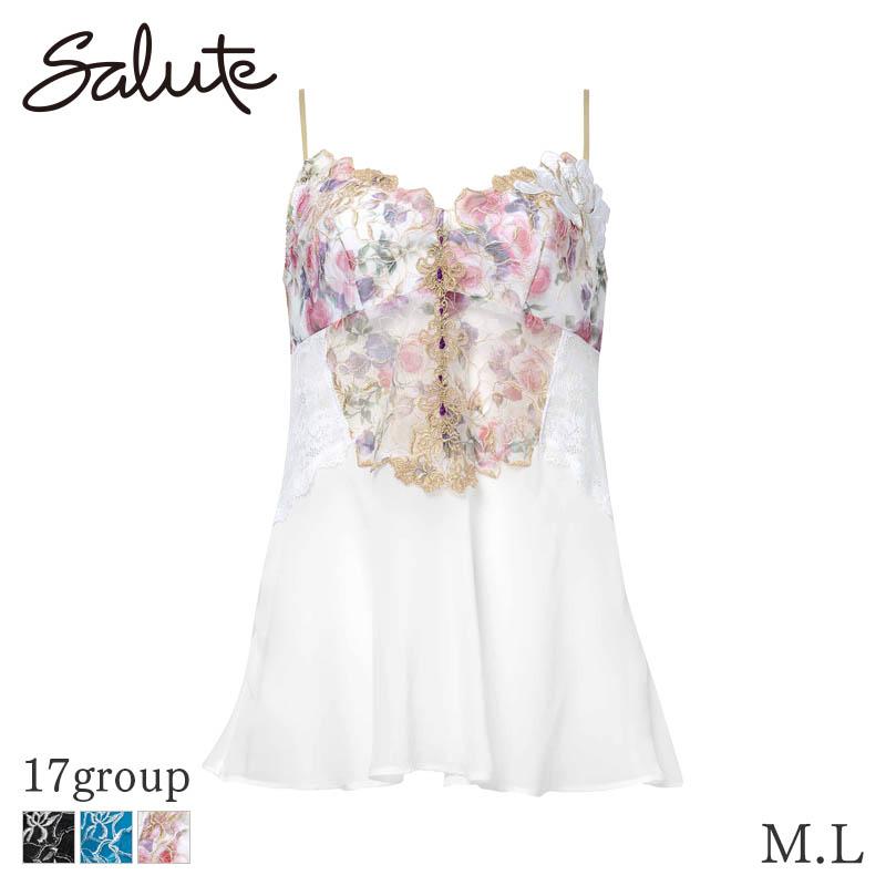 20%OFF サルート Salute 17グループ ワコール キャミソール フレアーシルエット(M L)CTJ217【メール便07】 サルート（SALUTE） Salute 17グループ ワコール キャミソール