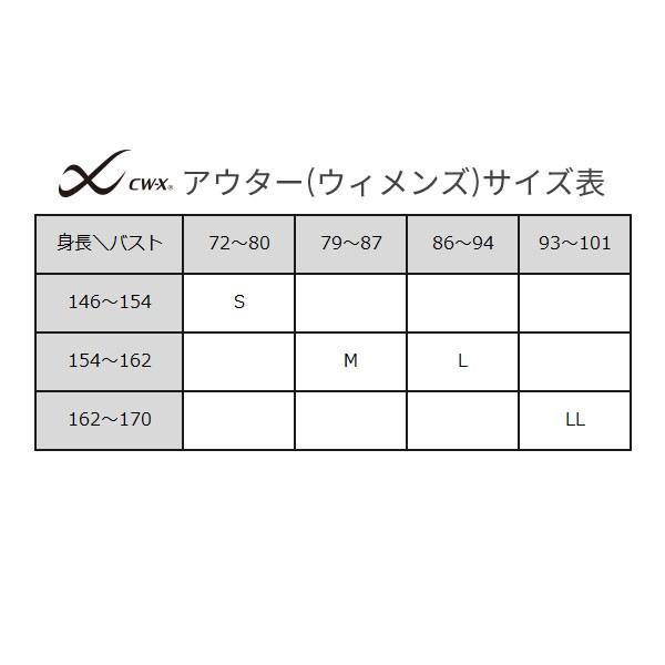 ワコール CW-X ハイパフォーマンス ジュウリュウ レディース 機能性トップス 丸首 長袖 ホット(S M Lサイズ)JAY299【メール便24】｜liberty-h｜08