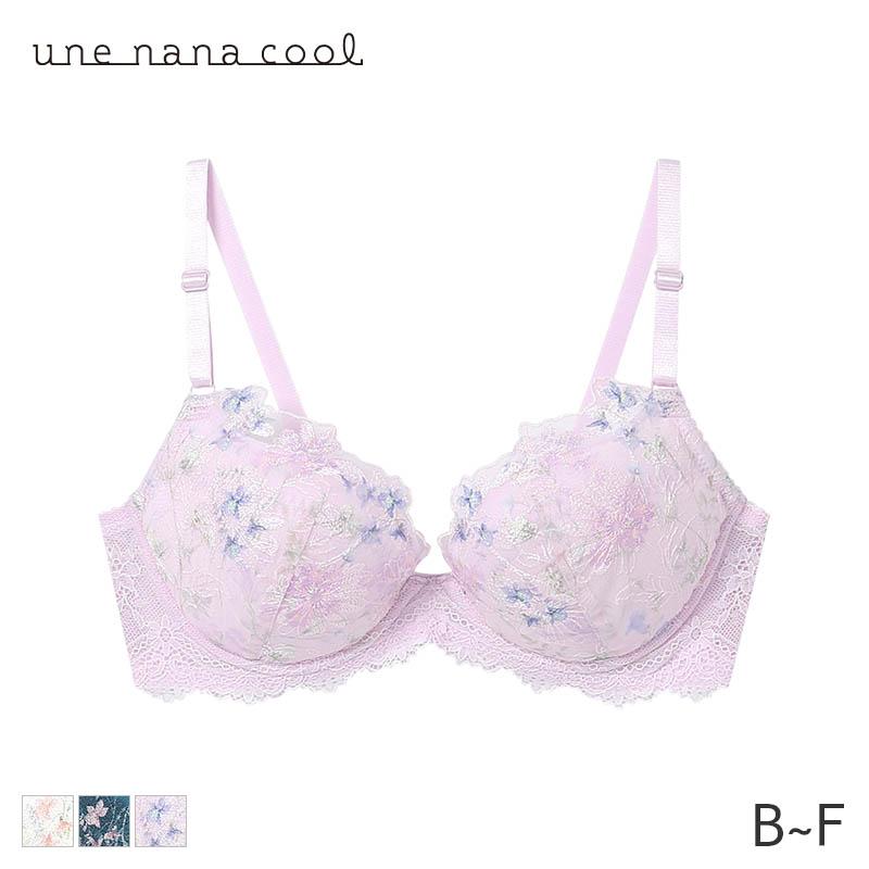 une nana cool（ウンナナクール） アクセントフラワー 3/4カップブラ
