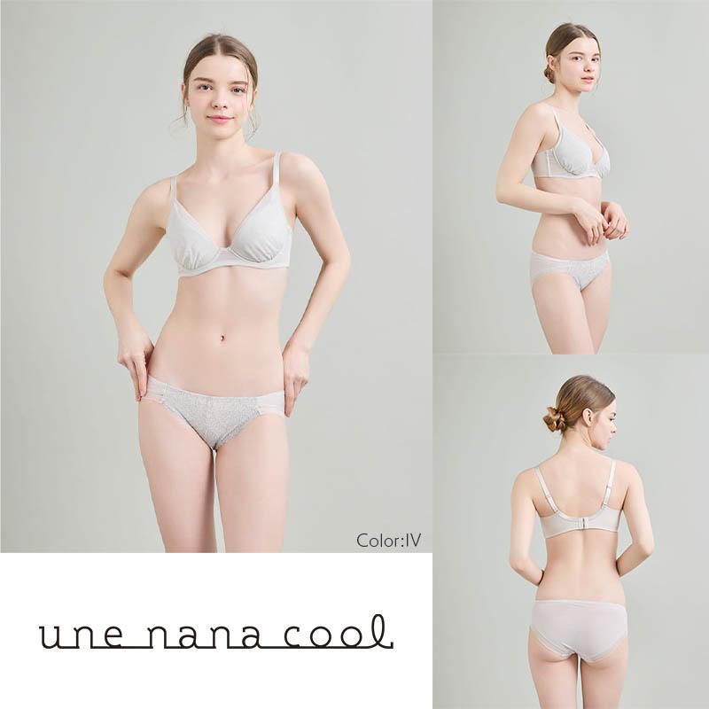 Nala ナラ新作ブラトップ White 新品未使用 une nana cool（ウンナナクール） 小さく見せるブラ ミニマイザーブラ