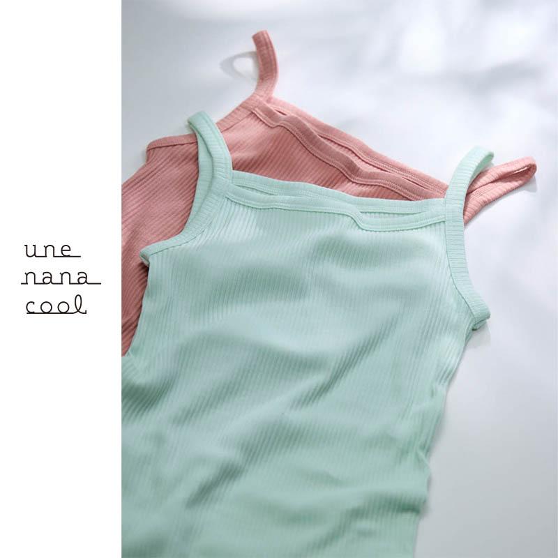 une nana cool（ウンナナクール） 綿100% リブ編みコットン