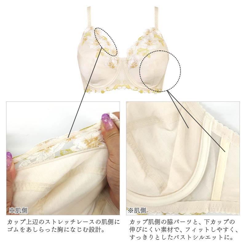 フランシュリッペ インナー5枚セット レシアージュ 6000series」 《サイドすっきり、脇寄せ谷間メイク