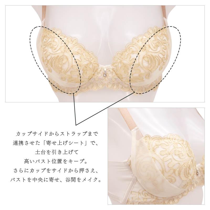 Lesiage ウイング レシアージュ 8000シリーズ ブラジャー 3/4カップ 着