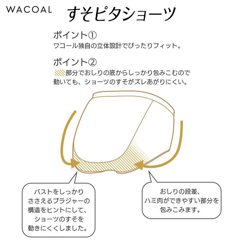 WACOAL（ワコール） すそピタ ショーツ 綿混 はきこみ丈ふつう