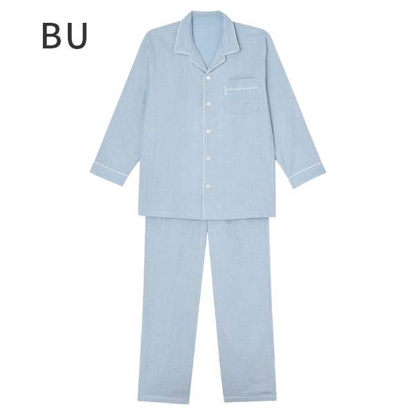 ワコール 睡眠科学 メンズ パジャマ 三重ガーゼ(M L)YGX553