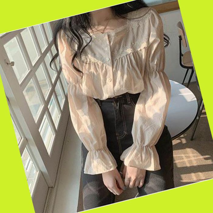 ▪️KKK＊▪️LIBERTY 袖フリルブラウス osharewalker（オシャレウォーカー） ブラウス レディース トップス 七