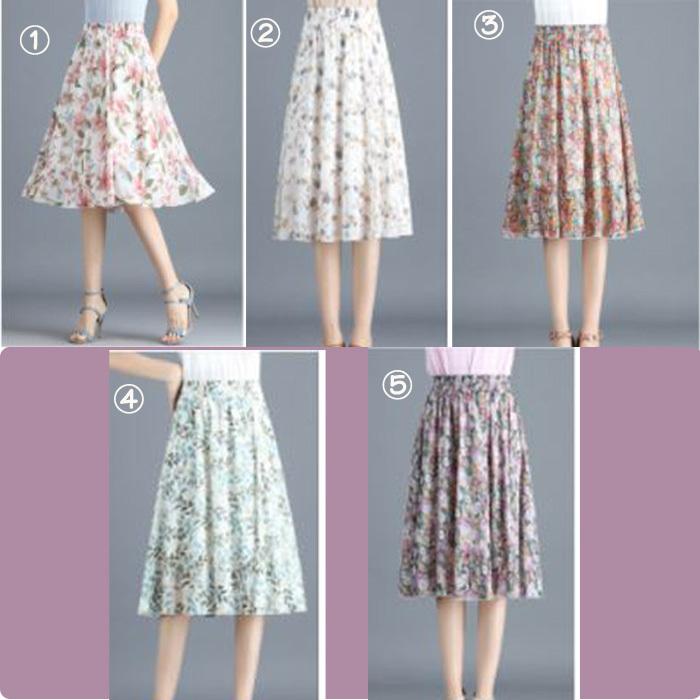 スカート 花柄 フレア 春 夏 膝丈 コーデ 代 30代 40代 50代 Lh090 Liberty House 通販 Yahoo ショッピング